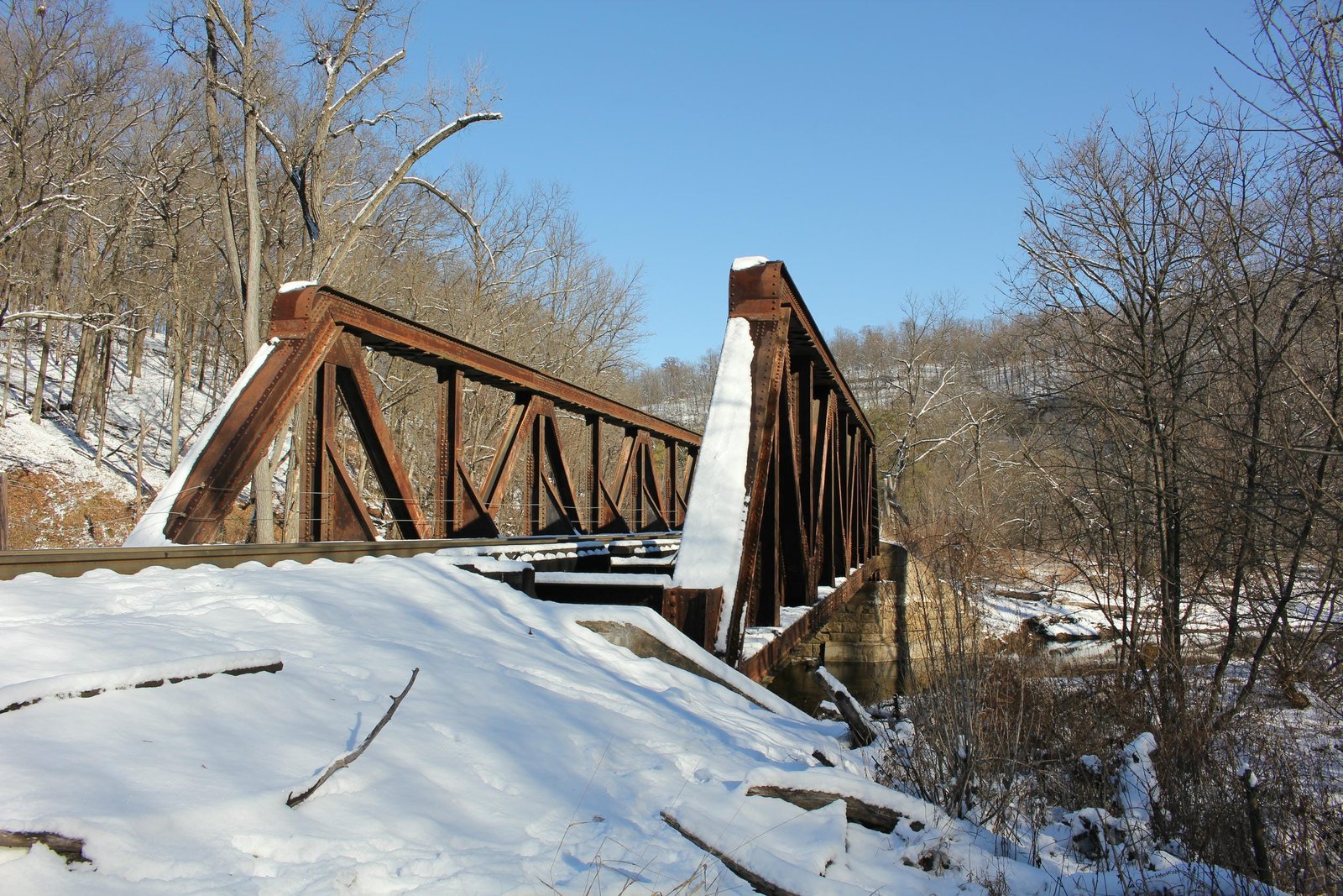 Looking east
